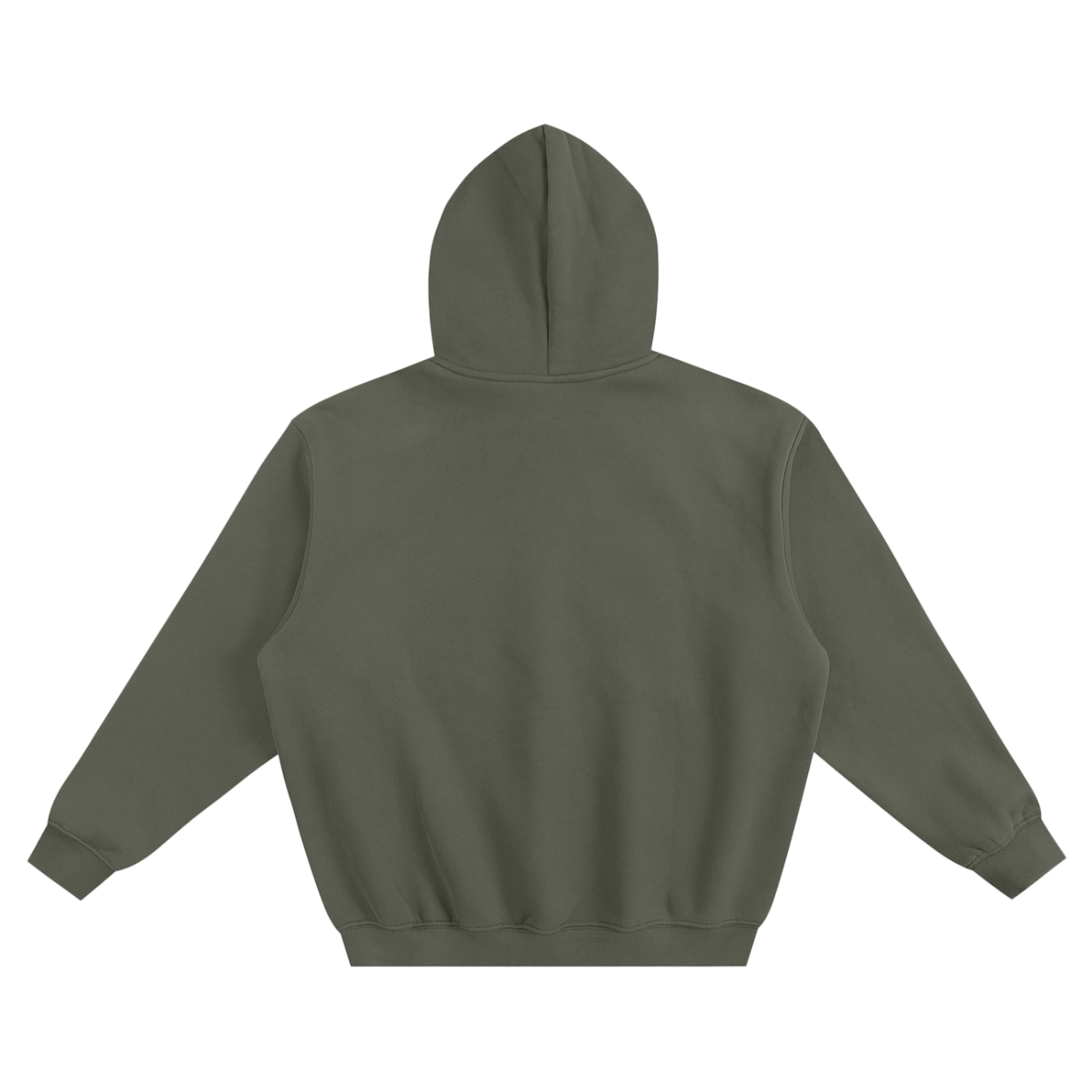"Look warm" Fleeced Boxy Hoodie (no pockets)