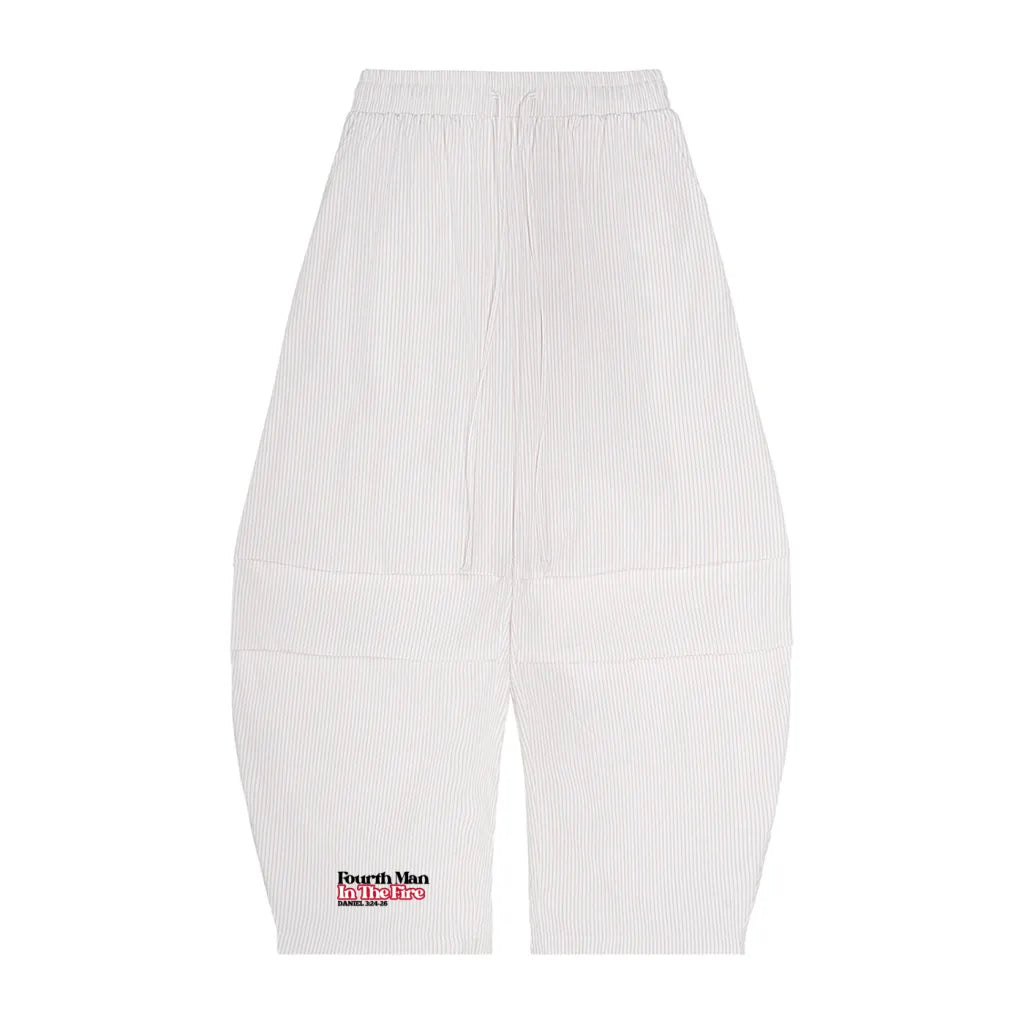 "Fourth Man" Stripe Drawstring Barrel Pants (PRE-ORDER)