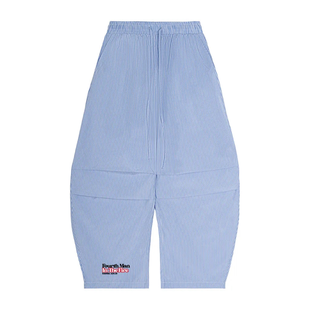 "Fourth Man" Stripe Drawstring Barrel Pants (PRE-ORDER)
