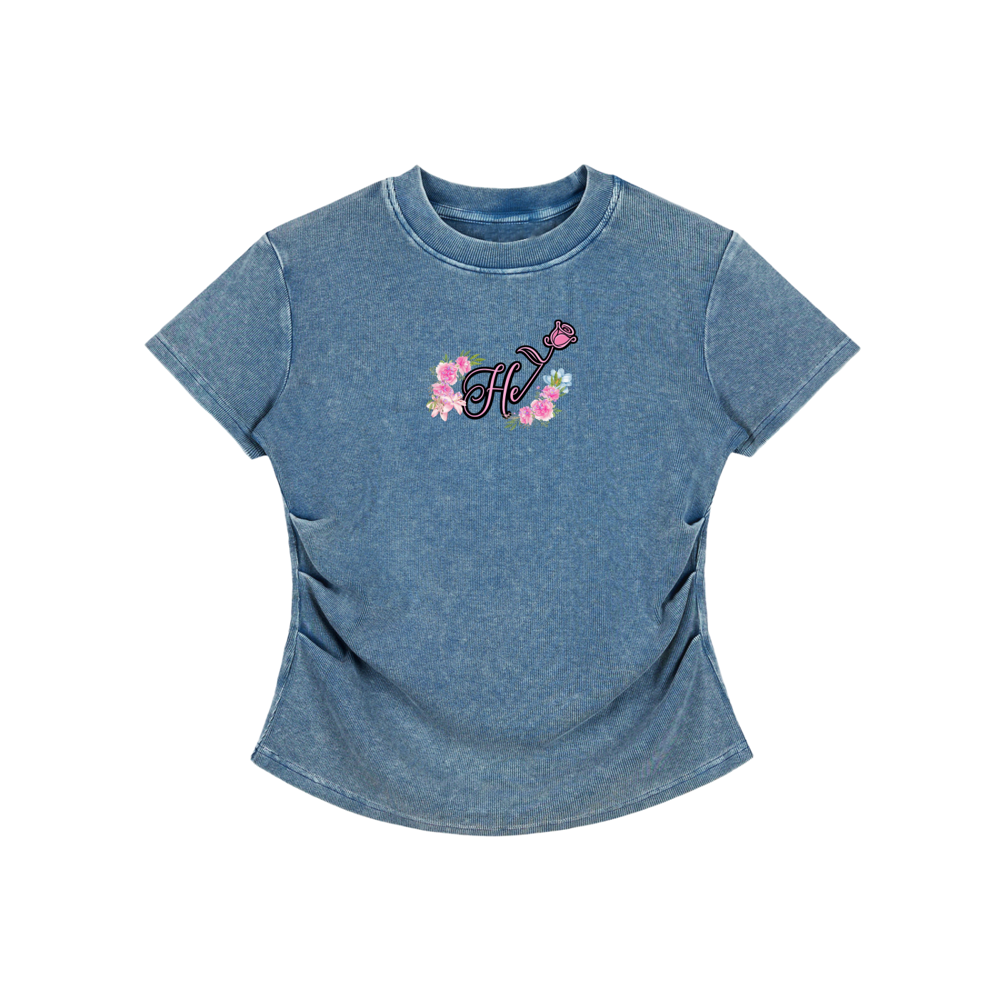 "He Rose" Bodycon Cotton T-Shirt