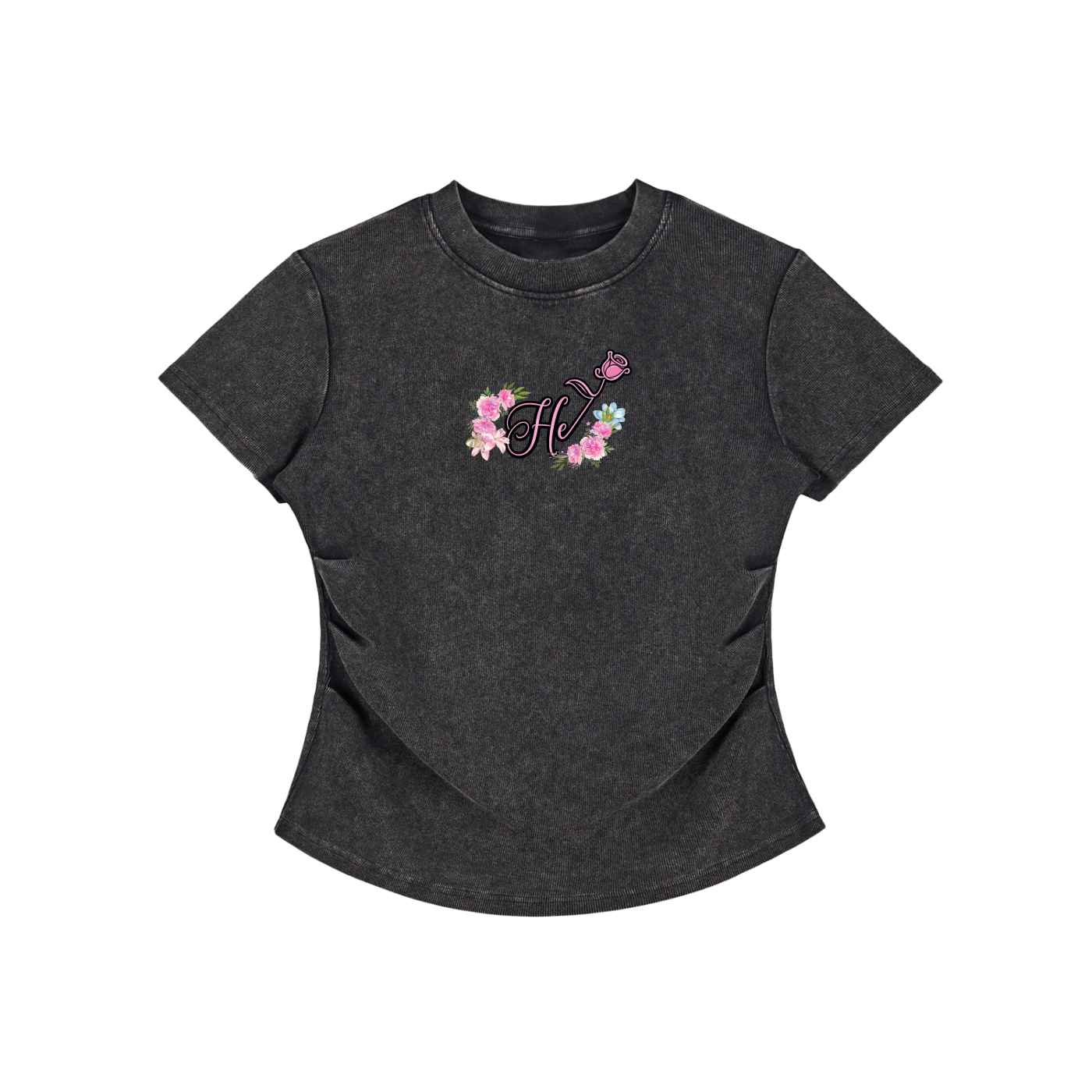 "He Rose" Bodycon Cotton T-Shirt