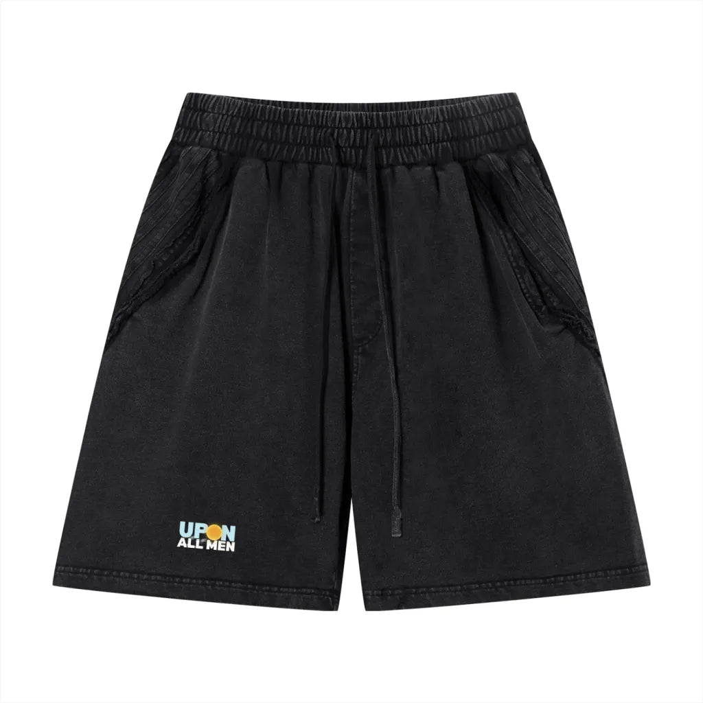 "Upon All Men" Raw Edge Shorts (PRE-ORDER)