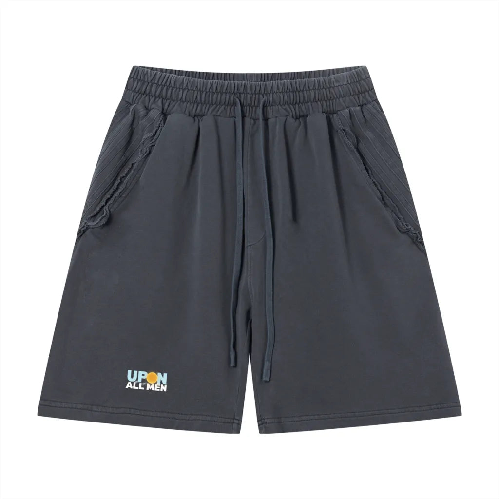 "Upon All Men" Raw Edge Shorts (PRE-ORDER)